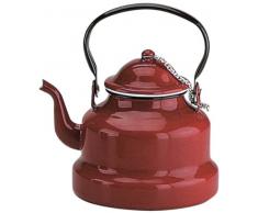 IBILI Cafetera pava, Acero esmaltado, Rojo, 20 cm, 640