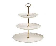 Villeroy & Boch - Bandeja de pisos Toys Delight Royal Classic | Bandeja de pisos decorativo para galletas, pasteles y pequeÃ±as porciones de tarta de Premium Porcelain, blanco