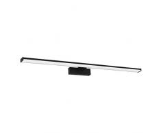 EGLO LÃ¡mpara LED de pared Pandella 1, 1 foco, lÃ¡mpara de espejo LED de aluminio y plÃ¡stico, lÃ¡mpara de baÃ±o en negro, blanco, lÃ¡mpara LED para ambientes hÃºmedos, IP44, blanco neutro, L 78 cm