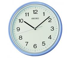 Seiko Clock QHA008L - Reloj de Pared analÃ³gico, Color Azul Claro
