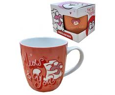 Taza de porcelana - San ValentÃ­n - Rojo - Simons Cat