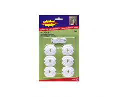 Supertite 8072 Protector para Tomas de Corriente enchufes 6 Unidades