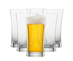 Schott Zwiesel Beer Basic V - Vaso de cerveza (0,6 L, cristal sin plomo, transparente, 8,9 cm, 1 unidad)