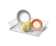 Metaltex 320245 - Escurreplatos con Bandeja, 48x30 cm
