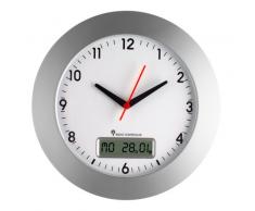 TFA 98.1092, Plata, AA, 789 g, 300 mm, 300 mm, 47 mm - Reloj de Pared