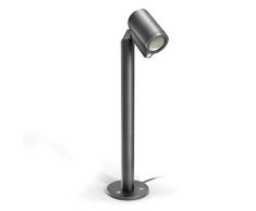 Steinel Foco LED Way SC antracita, con detector de movimiento de 90Â°, se puede controlar mediante aplicaciÃ³n, conexiÃ³n en red, aluminio, 7,9 W
