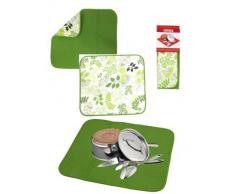 duett 508600 - Tapete escurridor, color verde