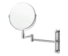 WAS 1117 200 - Espejo cosmÃ©tico para Montaje en Pared (Cromado, 20 cm de diÃ¡metro, 32 cm de Altura)