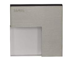 Zamel Ledix - Aplique de pared LED, metal, acero