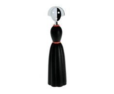 Alessi AAM04 B Anna - Molinillo de Pimienta, Color Negro