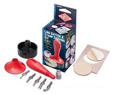 ESSDEE Cortador de Lino 3 en 1 & Sello Talla Kit