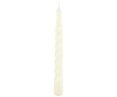Cereria de Giorgio risthò Velas Vela Trenzada lacados, Cera, Marfil, 2.2 x 2.2 x 21 cm, 3 Unidad