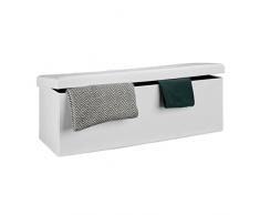 Relaxdays Baúl Almacenamiento Grande Plegable, Tela