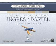 Clairefontaine 36 x 48 cm Pastel preencoladas Ingres Almohadilla