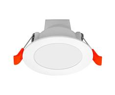 LEDVANCE LED SPOT INTEGRADO Ã 17cm, spot de techo empotrado para uso interior, regulable, 12W, 2700 - 6500 K, luz RGB hasta 16 millones de colores, 1000 lÃºmenes, diseÃ±o plano, blanco