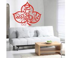 INDIGOS UG Vinilo Decorativo para Pared, Rojo, 96x8x81 cm