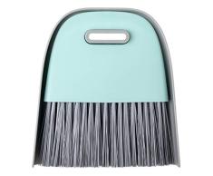Vigar - Set de Limpieza - Cepillo de Barrer y Recogedor - 16.5 x 3.5 x 3.5 cm - Mango ErgonÃ³mico - Cerdas Resistentes - FÃ¡cil Colgado - Color Turquesa
