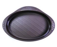 Pyrex Fuente Oval 35X23Cm Asimetria, Acero, Negro, 2.31 cm
