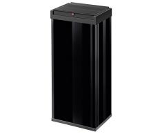 Hailo Big Box - Cubo de basura, Negro, 60 L