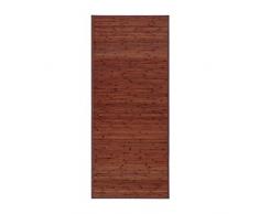 Alfombra pasillera Industrial marrón de bambú de 75 x 175 cm Factory - LOLAhome