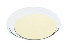 Decora 0932522 12 Platos ACOPLADOS para Dulces ORO/PLATAÃ13CM