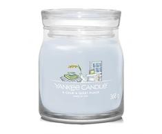 Yankee Candle Vela perfumada Signature | Vela en tarro mediano con doble mecha, mezcla de cera de soja de larga duraciÃ³n, regalo perfecto para mujeres