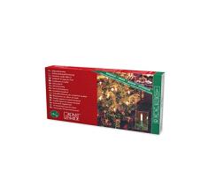 Konstsmide 1120-000 - Guirnalda LED para el árbol de navidad (velas de luz, 15 luces transparentes, 230 V, para interiores)
