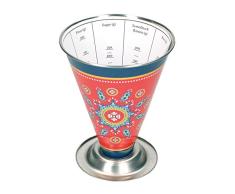 KitchenCraft: World of Flavours, Vaso Medidor para Ingredientes SÃ³lidos, Acero Inoxidable, 11 x 14Â cm