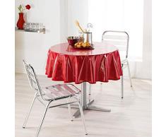 Decorline Mantel redondo (0) 140 cristal transparente liso 15/100e, transparente, 140x1x140 cm