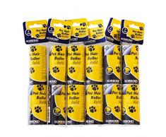 KORBOND - Recambios para Rodillo quitapelusas 12 Unidades, Elimina Las Pelusas, el Polvo, el Cabello, los pelos de Animales y similares de la Ropa, los Muebles y Las Almohadas. 294 Hojas precortadas