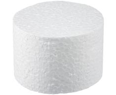 Rayher - Disco de poliestireno, diÃ¡metro: 10Â cm, Altura: 7Â cm, Ideal como Soporte para Cake Pops/Accesorio para Tartas Falsas
