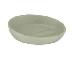 Wenko Jabonera Badi verde suave cerÃ¡mica - Jabonera, CerÃ¡mica, 11.5 x 3 x 11.5 cm, Verde