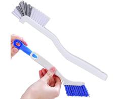 Aznze 2 cepillos de Limpieza para Fregadero de baÃ±o de Cocina, Puerta corredera, Cepillo de Limpieza para Ventanas
