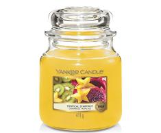 YANKEE CANDLE Vela, Cera, Starfruit Tropical, Classic Medium Jar, 411