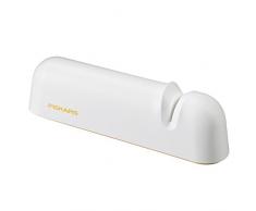 Fiskars 1014214 - Afilador de cuchillos, color blanco