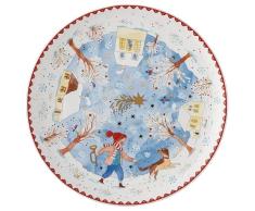 Hutschenreuther ColecciÃ³n, juego de 1 plato llano navideÃ±o de 22 cm