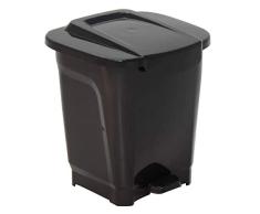 Tramontina 92811/409 - Cubo de basura (15 L, plástico), color negro