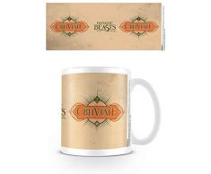 Fantástico Bestias Obliviate Taza de cerámica, Multicolor