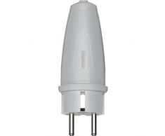 Merten 125463 - Enchufe de seguridad de PVC, color gris