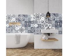 Adhesivo de azulejos | Adhesivo de azulejos de cemento â Adhesivo de azulejos de cemento â Adhesivo para pared baño y cocina 10 x 10 cm â 60 credibilidad adhesiva Azulejos