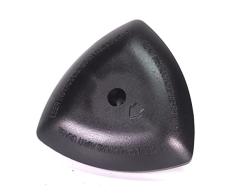 Sanfor | Pomo para Olla Adaptable a Magefesa Star13 | Incluye Tornillo | Negro | Blister Compatible | Pomo Triangular para Ollas de Presion | 7 x 7 x 3 cm