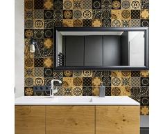 Pegatinas de Azulejos Adhesivas â Pegatina de Azulejos de Cemento â Decoración de Pared para baño y Cocina