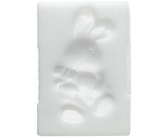 silikomart 71.325.00.0096 - Molde para Fondant SLK225 Conejo Silicona Blanco