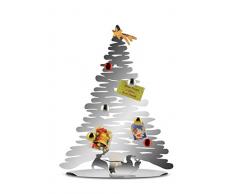 Alessi Bark for Christmas BM06 Adorno de Navidad en Forma de Àrbol, Acero Inoxidable, Gris (Pulido), 35.50 x 14.00 x 45.00 cm