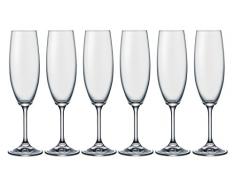 Mäser No Name - Juego de 6 copas de cava (cristal, 22 cl)