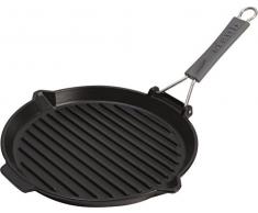 STAUB Grill, Hierro Fundido, Negro, 27 cm