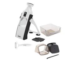 Kleva, SAFETY SLICER â Cortador de verduras XL â 24 tipos de corte, fÃ¡cil y seguro, apto para lavavajillas â Garantizado por 2 aÃ±os â Visto en el televisor