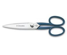 3 Claveles 411 Tijera para Cocina de 8 Pulgadas, 26.29X9.59X2.20Cm, Azul