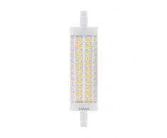 Linterna LED regulable OSRAM con base R7s, tubo LED de 17,50 W, bombilla de repuesto de 150 W, luz blanca cálida (2700 K)