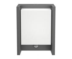 Philips Lighting myGarden Aplique IP44, iluminación exterior, resistente a la humedad y la intemperie, antracita, Applique